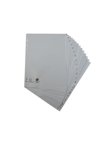 SEPARADOR EXACOMPTA CARTULINA BL A-Z 20 SEP A4 11TAL.