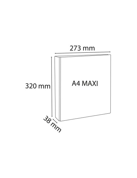 CARPETA EXACOMPTA CANGURO 2A 16MM A4+ CARTON FORRADO PP PERSO.3 BOL
