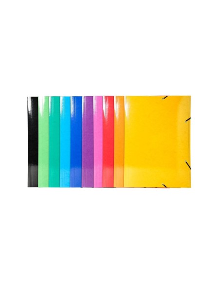CARPETA GOMAS EXACOMPTA A3 CARTON 3 SOLAPAS COL.SURT.