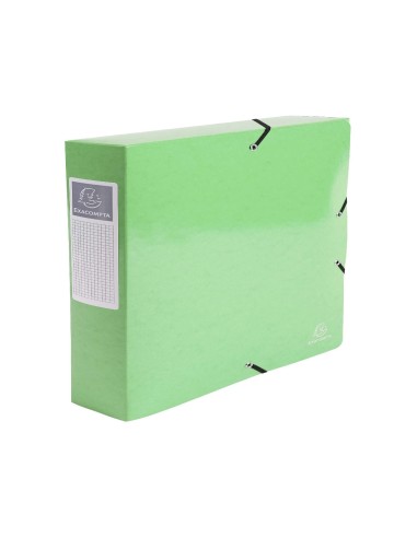 CARPETA PROYECTO EXACOMPTA CARTON LUSTRADO PLAST.A4 60MM SURT.