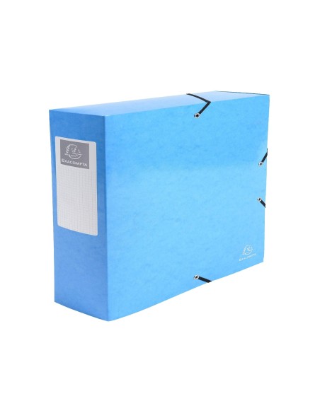 CARPETA PROYECTO EXACOMPTA CARTON LUSTRADO PLAST.A4 80MM SURT.