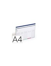 CARPETA DOSSIER FASTENER PLAST.DURACLIP A4 5 SEP.AZ. PK.DE 5 UD. 2