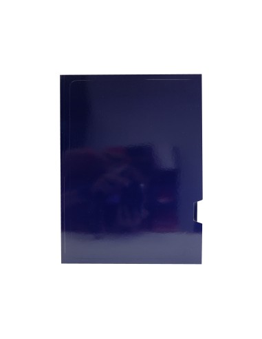 SUBCARPETA PLASTIFICADA A4 275 GR. GIO 2 SOLAPAS AZUL C/25