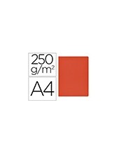 SUBCARPETA A4 250 GR. GIO ROJO INTENSO C/50 2