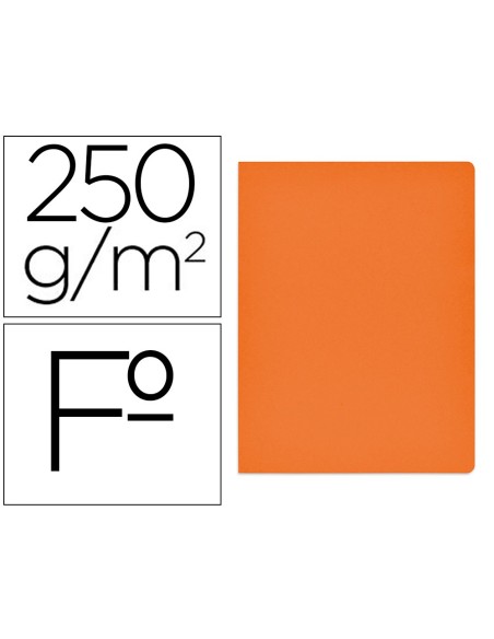 SUBCARPETA FL 250 GR. GIO NARANJA INTENSO C/50