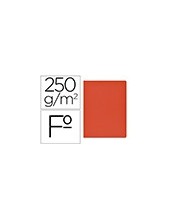SUBCARPETA FL 250 GR. GIO ROJO INTENSO C/50 2