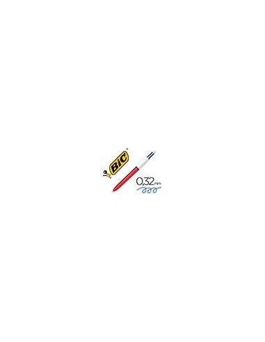 BOLIGRAFO BIC 4 SHINE RJ. PUNTA 1MM