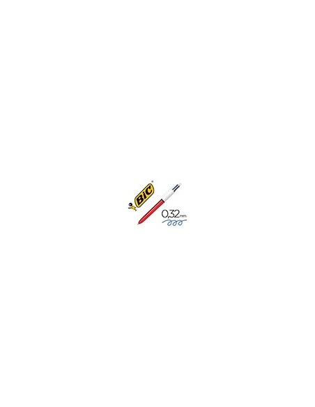 BOLIGRAFO BIC 4 SHINE RJ. PUNTA 1MM