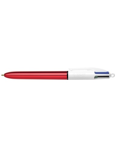 BOLIGRAFO BIC 4 SHINE RJ. PUNTA 1MM