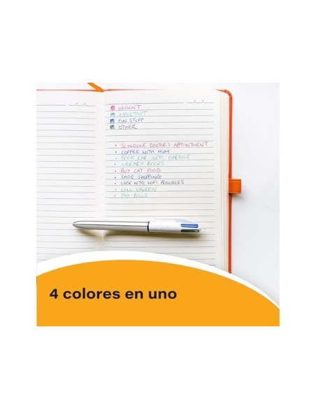 BOLIGRAFO BIC 4 SHINE ORO PUNTA 1MM