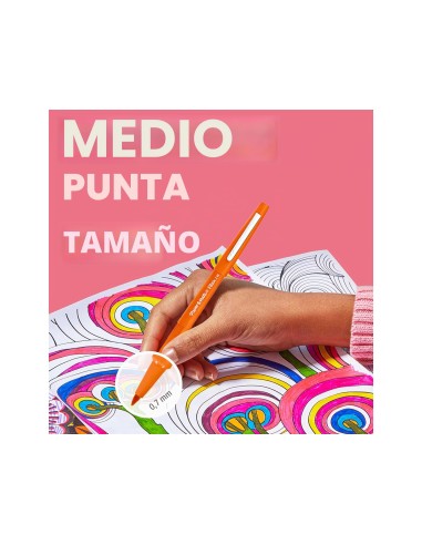 ROTULADOR PAPER MATE FLAIR ORIGINAL FIBRA TROPICAL  16 UD.SURT.