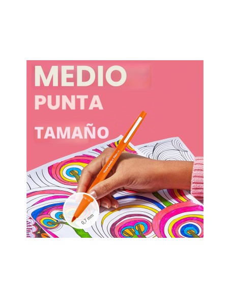 ROTULADOR PAPER MATE FLAIR ORIGINAL FIBRA TROPICAL  16 UD.SURT.