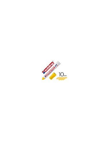 ROTULADOR EDDING PERM.950 PASTA OPACA AM.PUNTA RED.10MM SUP. OXIDO