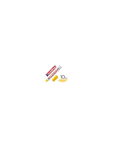 ROTULADOR EDDING PERM.950 PASTA OPACA AM.PUNTA RED.10MM SUP. OXIDO