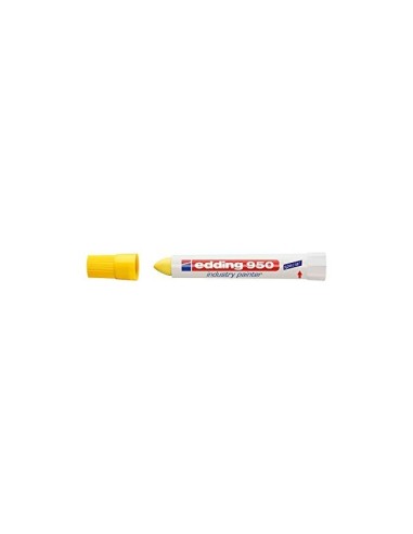 ROTULADOR EDDING PERM.950 PASTA OPACA AM.PUNTA RED.10MM SUP. OXIDO