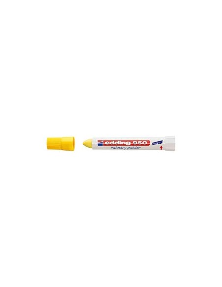 ROTULADOR EDDING PERM.950 PASTA OPACA AM.PUNTA RED.10MM SUP. OXIDO