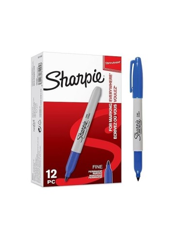 ROTULADOR SHARPIE PERMANENTE PUNTA FINA AZ.