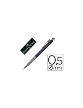 PORTAMINAS FABER CASTELL 0.5 MM APOLLO RETRACTIL COLOR AZ. OSCURO 2