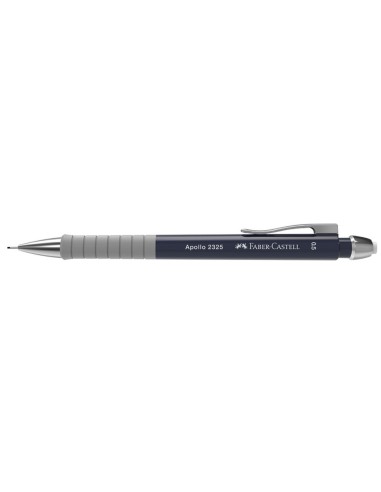 PORTAMINAS FABER CASTELL 0.5 MM APOLLO RETRACTIL COLOR AZ. OSCURO