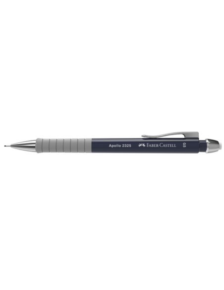 PORTAMINAS FABER CASTELL 0.5 MM APOLLO RETRACTIL COLOR AZ. OSCURO