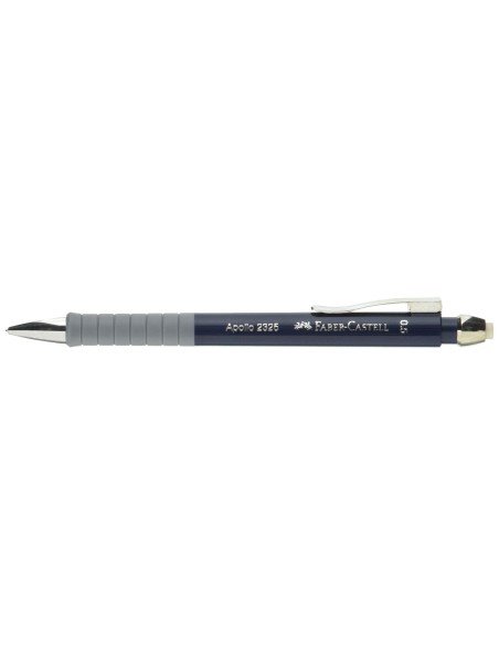 PORTAMINAS FABER CASTELL 0.5 MM APOLLO RETRACTIL COLOR AZ. OSCURO