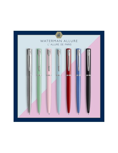 BOLIGRAFO WATERMAN ALLURE LACA AZ.ESTUCHE REGALO