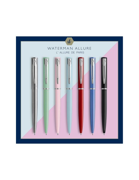BOLIGRAFO WATERMAN ALLURE LACA AZ.ESTUCHE REGALO