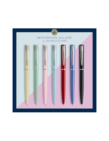 BOLIGRAFO WATERMAN ALLURE LACA NEGRA ESTUCHE REGALO