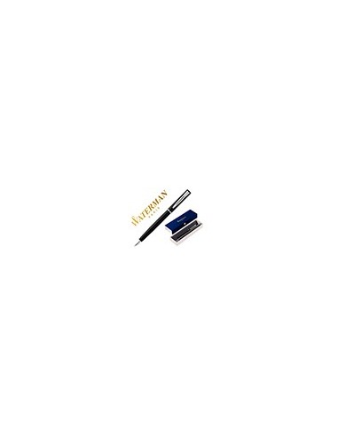 PLUMA WATERMAN ALLURE LACA NEGRA ESTUCHE REGALO