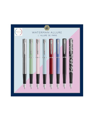 PLUMA WATERMAN ALLURE LACA NEGRA ESTUCHE REGALO