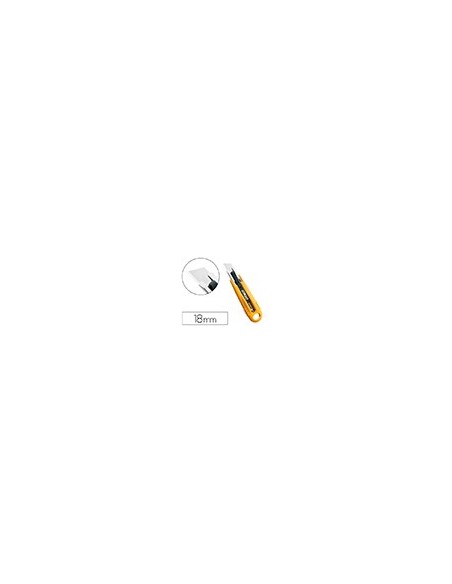 CUTER OLFA PLAST.CUCHILLA ANCHA 18MM RETRACTIL APTO ZURDOS