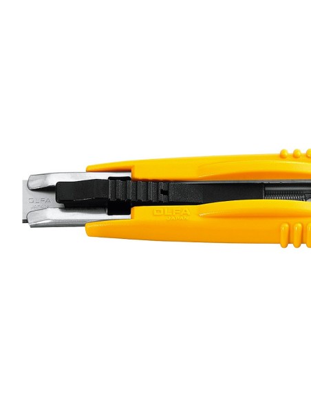 CUTER OLFA PLAST.CUCHILLA ANCHA 18MM RETRACTIL APTO ZURDOS