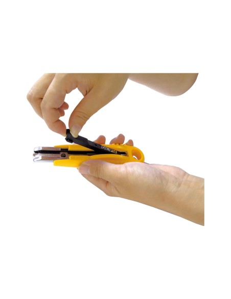 CUTER OLFA PLAST.CUCHILLA ANCHA 18MM RETRACTIL APTO ZURDOS