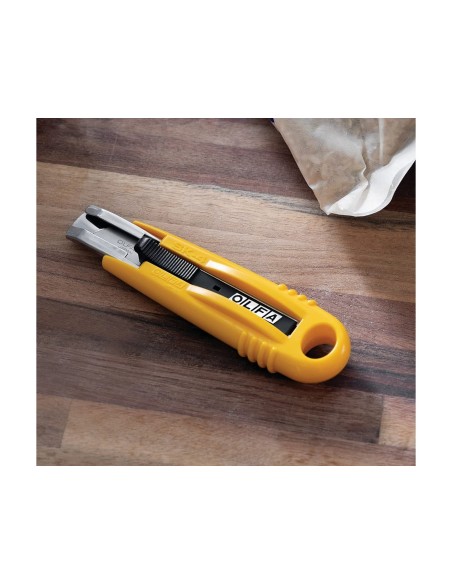 CUTER OLFA PLAST.CUCHILLA ANCHA 18MM RETRACTIL APTO ZURDOS