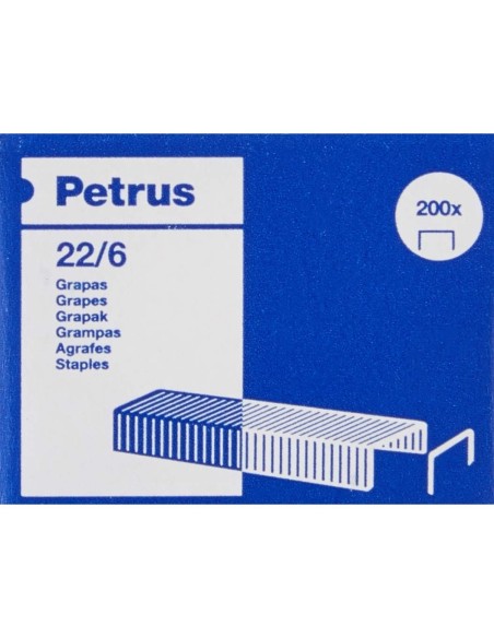 GRAPADORA PETRUS 226 CLASSIC WOW VER.METALIZADO CAP.30 HOJAS BLISTER