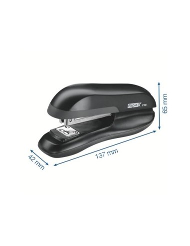 GRAPADORA RAPID F16 PLASTICO ABS COLOR NEGRO CAP. 30H 24/6 Y 26/6