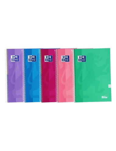CUADERNO ESP. OXFORD SCHOOL FL. T.PP. 4MM 80H 90GR. LIMA