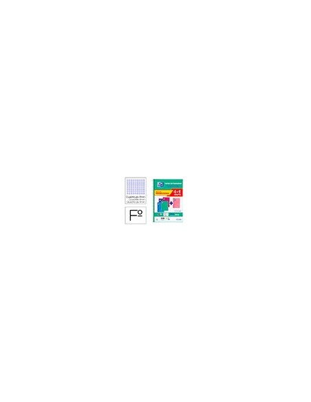 CUADERNO ESP. OXFORD PIZARRA FL. T.EXTRA. 4MM 80H. 90GR. PK.5UD.