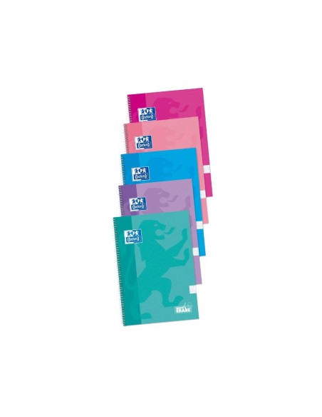 CUADERNO ESP. OXFORD PIZARRA FL. T.EXTRA. 4MM 80H. 90GR. PK.5UD.