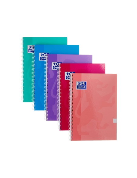 CUADERNO ESP. OXFORD PIZARRA FL. T.EXTRA. 4MM 80H. 90GR. PK.5UD.