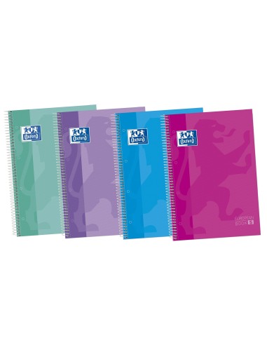 CUADERNO ESP. OXFORD SCHOOL A4 T.EXTRA MICRO 5MM 120H 90GR.5UD