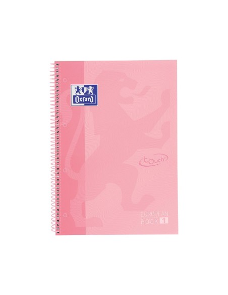 CUADERNO ESP. OXFORD SCHOOL A4+ T.EXTRA 5MM 80H. 90GR. FLAMINGO