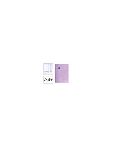 CUADERNO ESP. OXFORD SCHOOL A4+ T.EXTRA 5MM 80H. 90GR. MALVA PASTEL