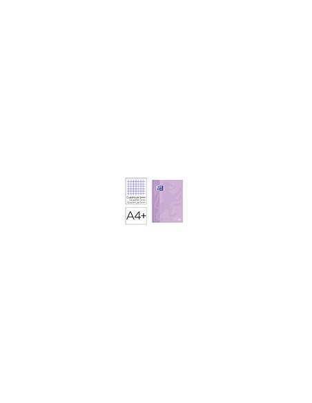 CUADERNO ESP. OXFORD SCHOOL A4+ T.EXTRA 5MM 80H. 90GR. MALVA PASTEL