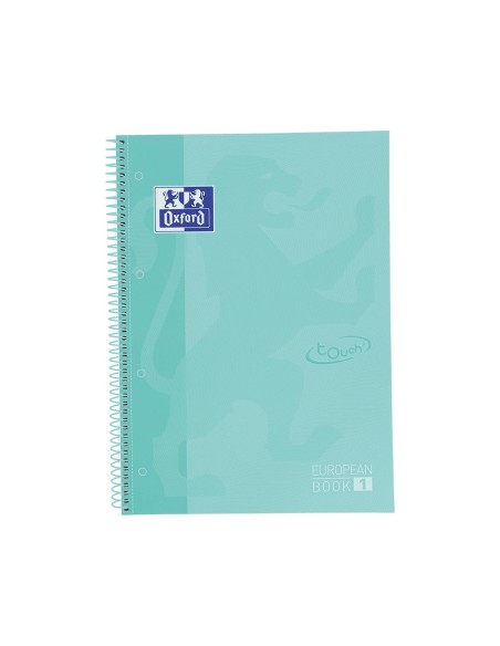 CUADERNO ESP. OXFORD SCHOOL A4+ T.EXTRA 5MM 80H. 90GR. MINT PATEL