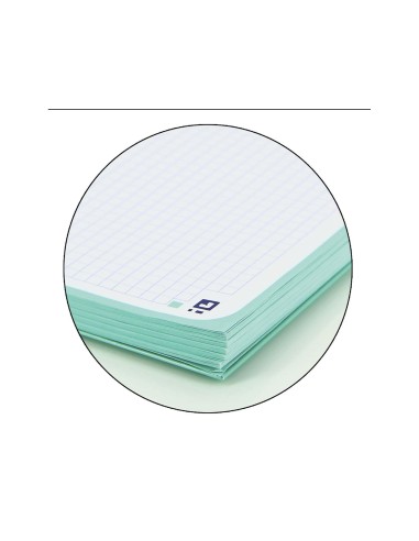 CUADERNO ESP. OXFORD SCHOOL A4+ T.EXTRA 5MM 80H. 90GR. MINT PATEL