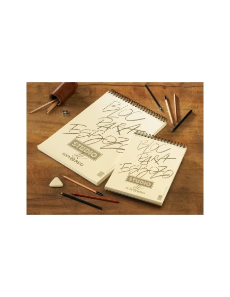 CUADERNO ESP. CANSON DIBUJO A4 MICRO GRANO FINO 100H. 90GR.