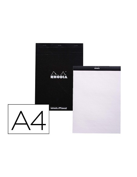 BLOC ENCOLADO RHODIA NOTA A4 MICRO 5MM 80H 80GR. NG.