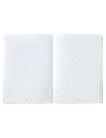 CUADERNO QUO VADIS INFINITE DOTS 15X21 CM 224H. T.SIMILPIEL CIRUELA