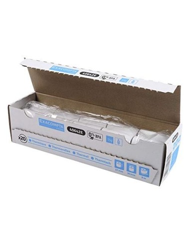 ROLLO SUMADORA EXACOMPTA TERMICO 57MM X 30MM 55 G/M2 SIN BISFENOL A